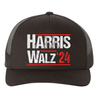 Harris Walz 24 Harris Waltz Campaign Democrat Supporters Yupoong Adult 5-Panel Trucker Hat