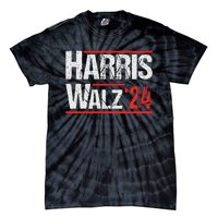 Harris Walz 24 Harris Waltz Campaign Democrat Supporters Tie-Dye T-Shirt