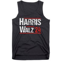 Harris Walz 24 Harris Waltz Campaign Democrat Supporters Tank Top