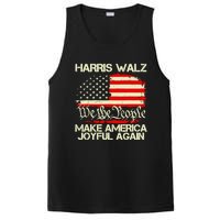 Harris Walz 2024 Make America Joyful Again We The People American Flag PosiCharge Competitor Tank