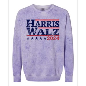 Harris Waltz 2024 Election Kamala Harris Tim Waltz 2024 Colorblast Crewneck Sweatshirt