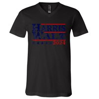 Harris Waltz 2024 Election Kamala Harris Tim Waltz 2024 V-Neck T-Shirt