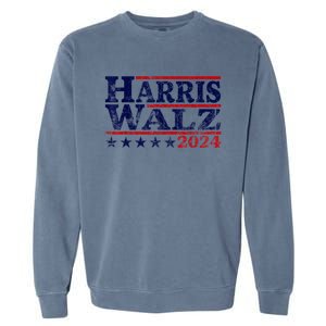 Harris Waltz 2024 Election Kamala Harris Tim Waltz 2024 Garment-Dyed Sweatshirt