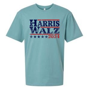 Harris Waltz 2024 Election Kamala Harris Tim Waltz 2024 Sueded Cloud Jersey T-Shirt