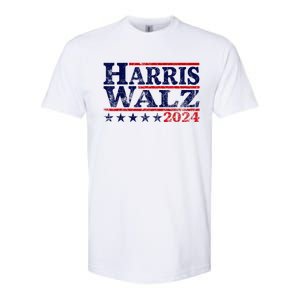 Harris Waltz 2024 Election Kamala Harris Tim Waltz 2024 Softstyle CVC T-Shirt