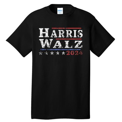 Harris Walz 2024 Election Kamala Harris Tim Waltz 2024 Tall T-Shirt