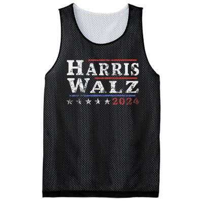 Harris Walz 2024 Election Kamala Harris Tim Waltz 2024 Mesh Reversible Basketball Jersey Tank