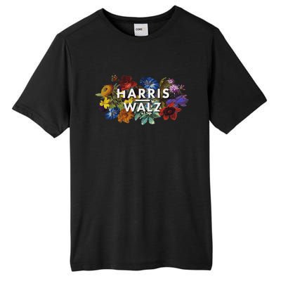 Harris Walz 2024 Floral Feminine Women Harris Waltz 2024 Tall Fusion ChromaSoft Performance T-Shirt