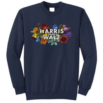 Harris Walz 2024 Floral Feminine Women Harris Waltz 2024 Sweatshirt