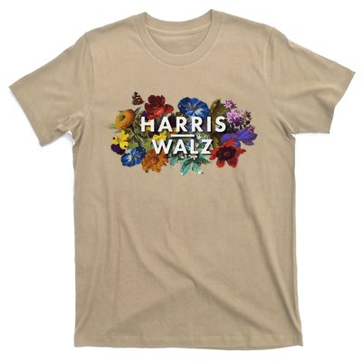 Harris Walz 2024 Floral Feminine Women Harris Waltz 2024 T-Shirt