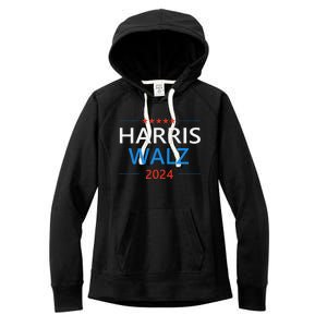 Harris Walz 2024 For President Patriotic Kamala Waltz 2024 Women's Fleece Hoodie