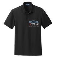 Harris Waltz 2024 WeRe Not Going Back Walz Kamala Harris Dry Zone Grid Polo