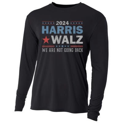 Harris Waltz 2024 WeRe Not Going Back Walz Kamala Harris Cooling Performance Long Sleeve Crew