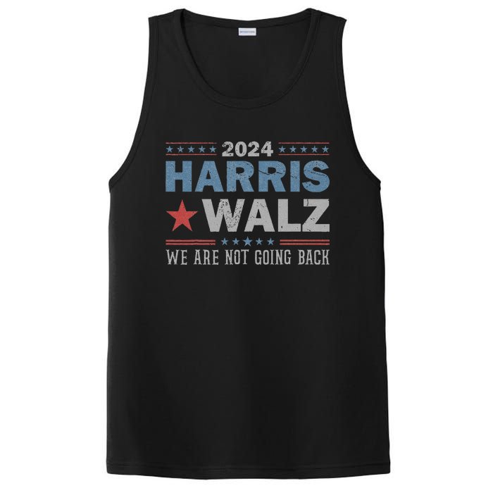 Harris Waltz 2024 WeRe Not Going Back Walz Kamala Harris PosiCharge Competitor Tank