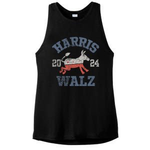 Harris Waltz 2024 Election Kamala Harris Tim Waltz 2024 Ladies PosiCharge Tri-Blend Wicking Tank