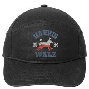 Harris Waltz 2024 Election Kamala Harris Tim Waltz 2024 7-Panel Snapback Hat