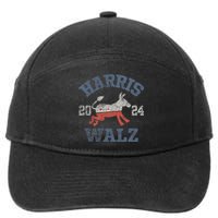 Harris Waltz 2024 Election Kamala Harris Tim Waltz 2024 7-Panel Snapback Hat