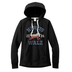 Harris Waltz 2024 Election Kamala Harris Tim Waltz 2024 Women's Fleece Hoodie