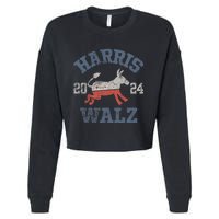 Harris Waltz 2024 Election Kamala Harris Tim Waltz 2024 Cropped Pullover Crew