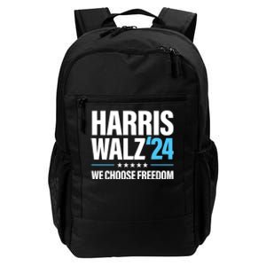 Harris Walz 2024 Kamala Harris Tim Walz President 24 Daily Commute Backpack