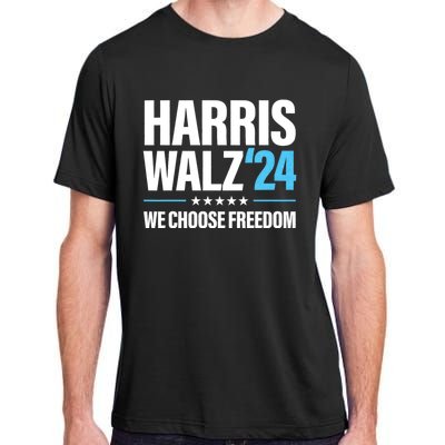 Harris Walz 2024 Kamala Harris Tim Walz President 24 Adult ChromaSoft Performance T-Shirt