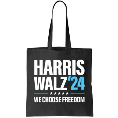 Harris Walz 2024 Kamala Harris Tim Walz President 24 Tote Bag