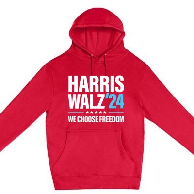 Harris Walz 2024 Kamala Harris Tim Walz President 24 Premium Pullover Hoodie