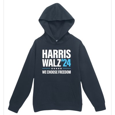 Harris Walz 2024 Kamala Harris Tim Walz President 24 Urban Pullover Hoodie