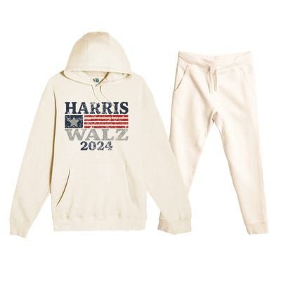 Harris Waltz 2024 Election Kamala Harris Tim Waltz 2024 Premium Hooded Sweatsuit Set