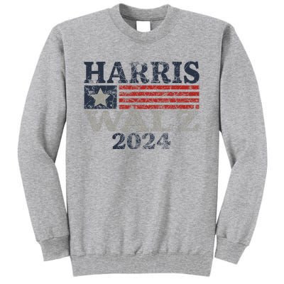 Harris Waltz 2024 Election Kamala Harris Tim Waltz 2024 Tall Sweatshirt