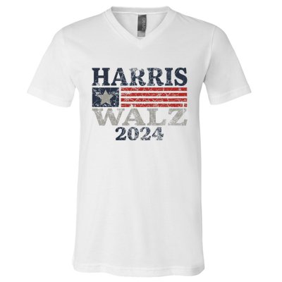 Harris Waltz 2024 Election Kamala Harris Tim Waltz 2024 V-Neck T-Shirt