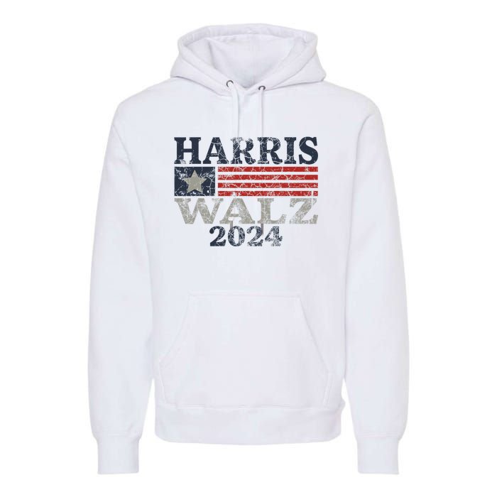 Harris Waltz 2024 Election Kamala Harris Tim Waltz 2024 Premium Hoodie