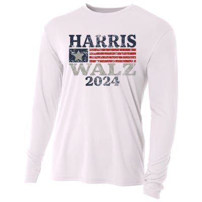 Harris Waltz 2024 Election Kamala Harris Tim Waltz 2024 Cooling Performance Long Sleeve Crew