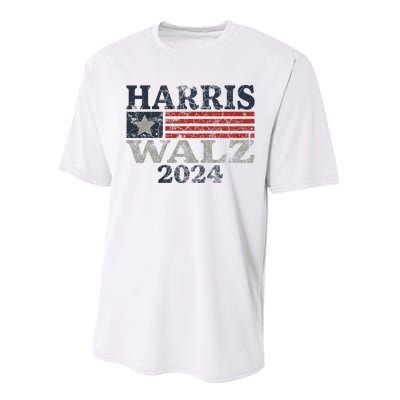 Harris Waltz 2024 Election Kamala Harris Tim Waltz 2024 Performance Sprint T-Shirt