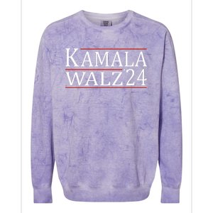 Harris Waltz 2024 Kamala Harris Tim Waltz 2024 Colorblast Crewneck Sweatshirt