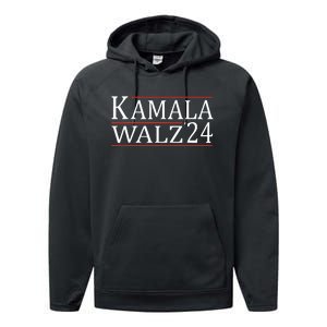 Harris Waltz 2024 Kamala Harris Tim Waltz 2024 Performance Fleece Hoodie