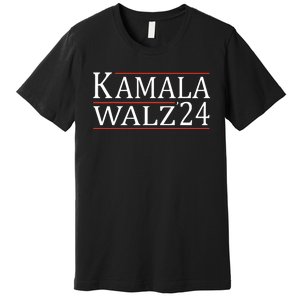 Harris Waltz 2024 Kamala Harris Tim Waltz 2024 Premium T-Shirt