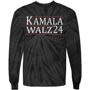 Harris Waltz 2024 Kamala Harris Tim Waltz 2024 Tie-Dye Long Sleeve Shirt