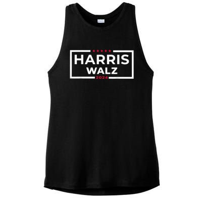 Harris Walz 2024 Tim Walz Kamala Harris Usa Election Apparel Ladies PosiCharge Tri-Blend Wicking Tank