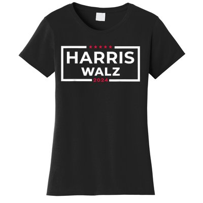 Harris Walz 2024 Tim Walz Kamala Harris Usa Election Apparel Women's T-Shirt