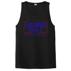 Harris Walz 2024 WeRe Not Going Back Kamala Harris Vp Walz PosiCharge Competitor Tank