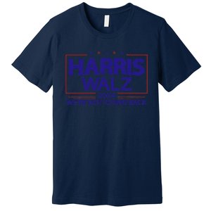 Harris Walz 2024 WeRe Not Going Back Kamala Harris Vp Walz Premium T-Shirt