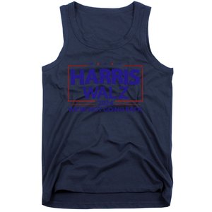 Harris Walz 2024 WeRe Not Going Back Kamala Harris Vp Walz Tank Top