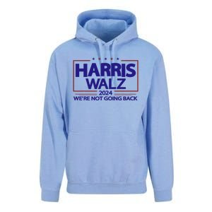 Harris Walz 2024 WeRe Not Going Back Kamala Harris Vp Walz Unisex Surf Hoodie