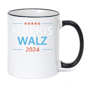 Harris Walz 2024 For President Patriotic Kamala Waltz 2024 11oz Black Color Changing Mug