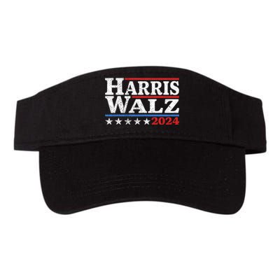 Harris Walz 2024 Election Kamala Harris Tim Waltz 2024 Pro Kamala Valucap Bio-Washed Visor