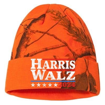 Harris Walz 2024 Election Kamala Harris Tim Waltz 2024 Pro Kamala Kati Licensed 12" Camo Beanie