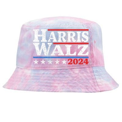 Harris Walz 2024 Election Kamala Harris Tim Waltz 2024 Pro Kamala Tie-Dyed Bucket Hat