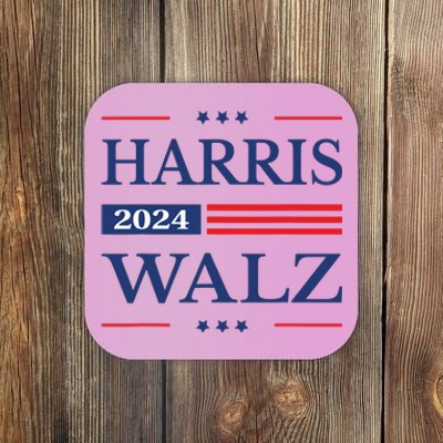 Harris Walz 2024 Kamala Harris 2024 Tim Walz 2024 Usa Flag Coaster