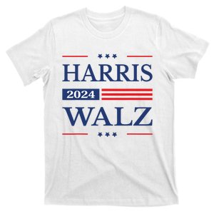 Harris Walz 2024 Kamala Harris 2024 Tim Walz 2024 Usa Flag T-Shirt